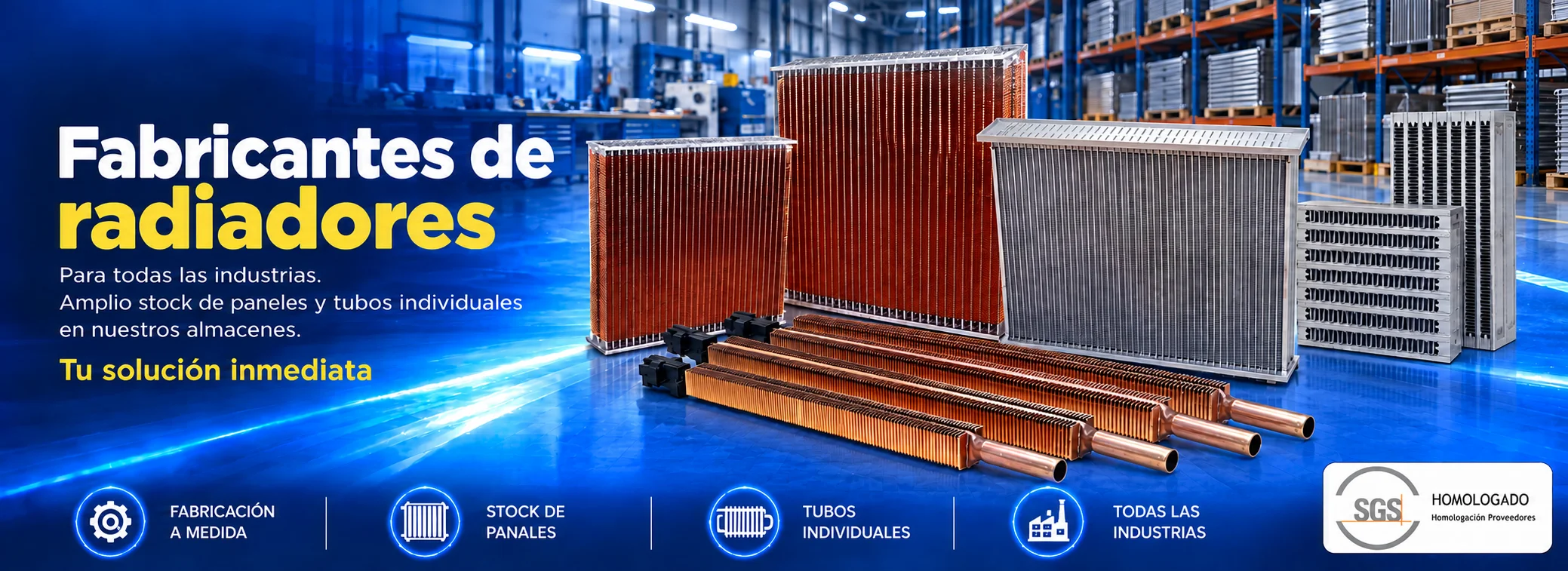 Fabricación de radiadores y panales industriales