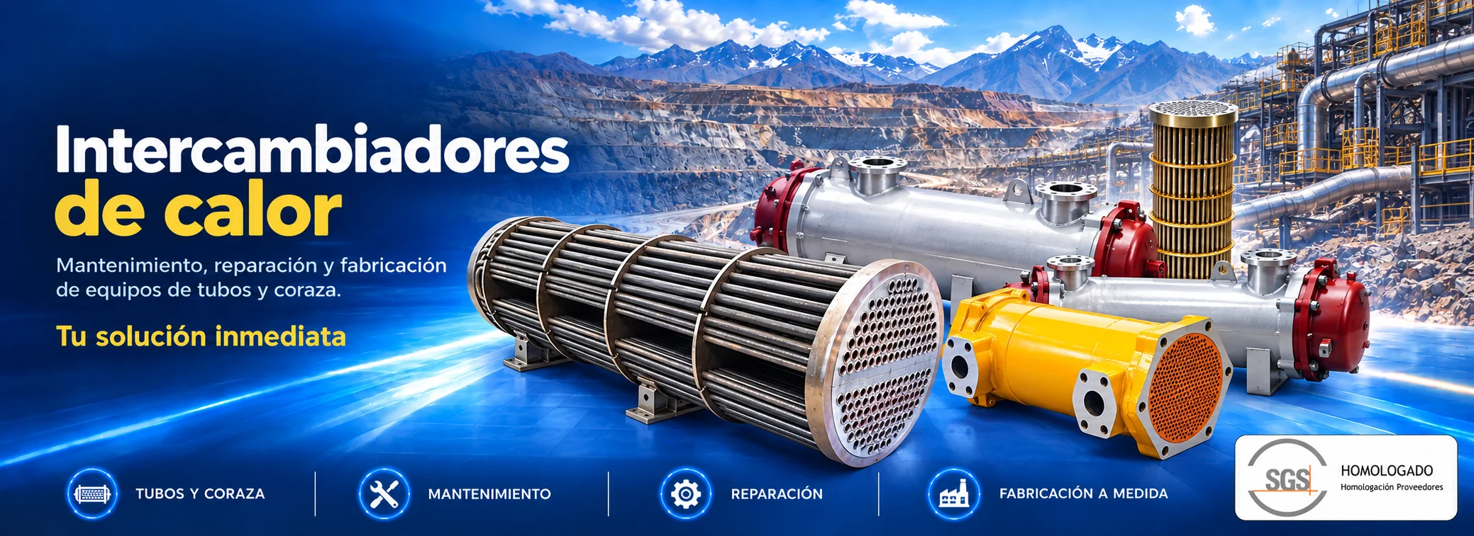 Intercambiadores de calor industriales